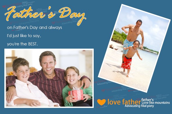 Free photo templates  Happy Father s Day