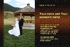 結婚の写真テンプレート photo templates 結婚式の招待状-クラシック
